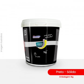 Corante para resina de 1kg - Preto
