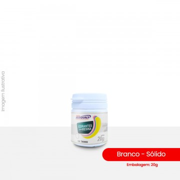 Corante para resina de 20g - Branco