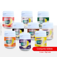 Kit com 9 Corantes de cor sólida para Resinas de 20g