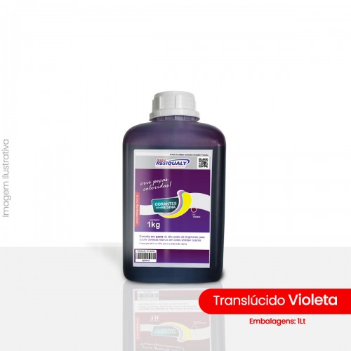 Corante para resina de 1.000lt - Translúcido Violeta