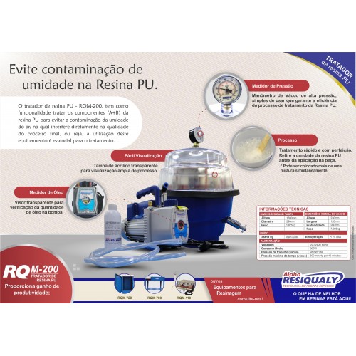 Tratador De Resina Pu RQM-200 Tratador De Resina Pu RQM-200
